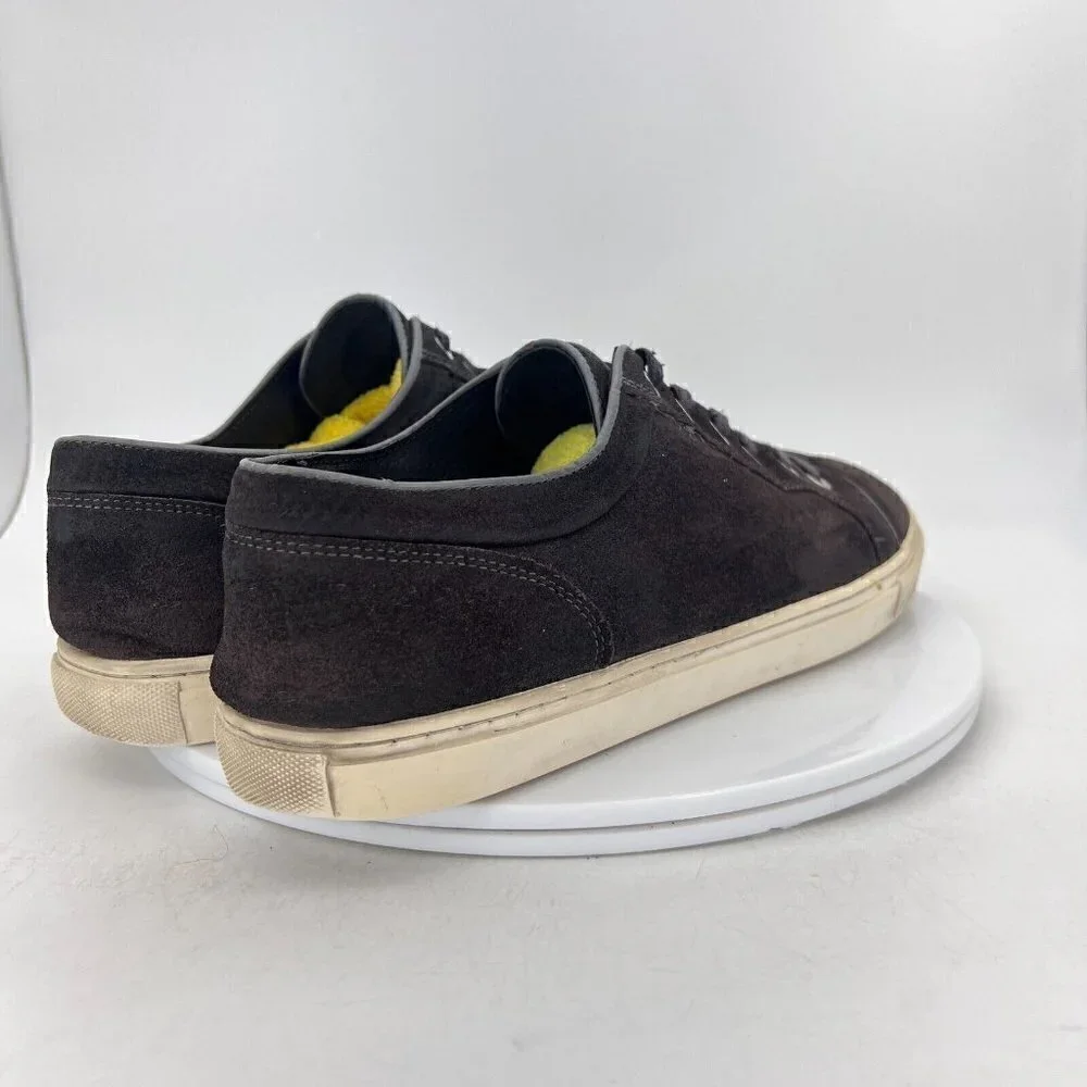 Rodd & Gunn Men Size EU45 US 12 Black Suede White Sole Lace Up Comfort Shoes